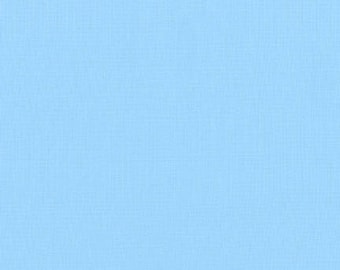 Kona Cotton Solid Fabric, 855 PRAIRIE SKY, Quilting Cotton, SOLID Blue Fabric, Apparel Fabric, Robert Kaufman Fabrics