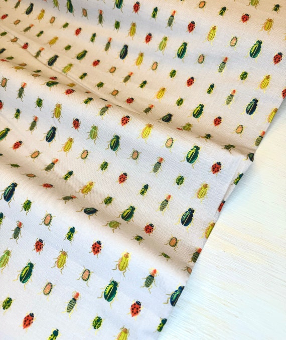 数量限定セール  RP1105-KH2M Fabric Metallic Khaki - Bugs & Beetles - Curio 小物