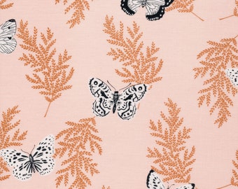 Fern Print, Organic Quilting Cotton, Flora Collection, Cloud9 Fabrics Organics, Floral Cotton