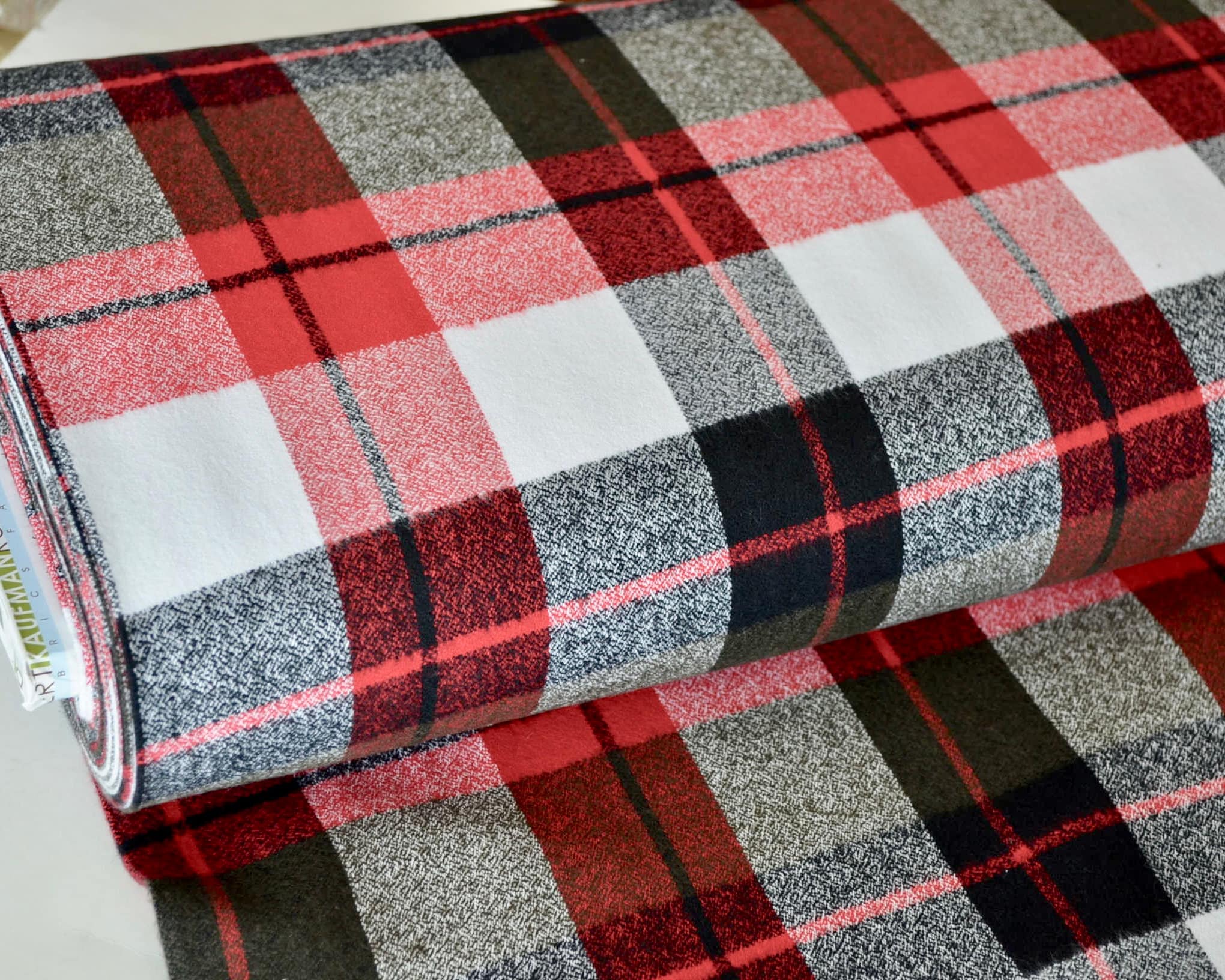 Robert Kaufman Flannel Fabric Etsy