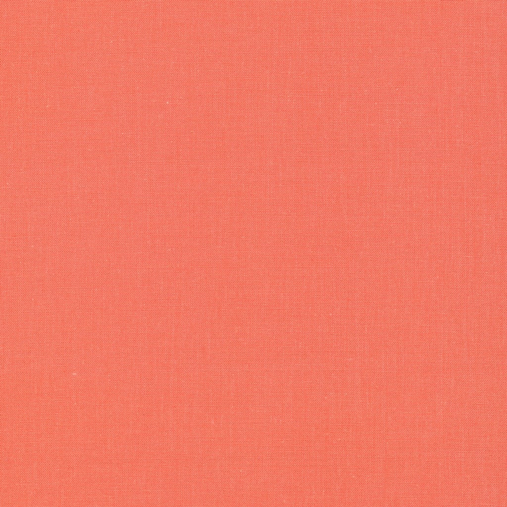 ORGANIC Salmon Solid Cotton Fabric Quilting Weight Cirrus Etsy