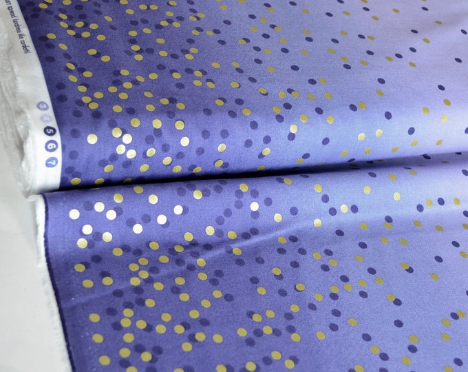 NEW Ombre Confetti Fabric Iris 10807 320M Gold Metallic - Etsy