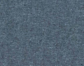 NAUTICAL 412 Linen Essex Yarn Dyed fabric, Quilting fabric, Apparel Fabric, Linen cotton fabric, Robert Kaufman