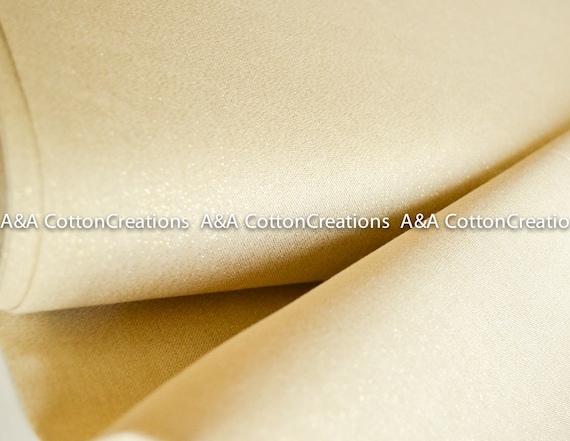Champagne Glimmer  206404 Solid Cotton Fabric, Yarn dyed organic, Glimmers Solids from Cloud9, Metallic cotton,