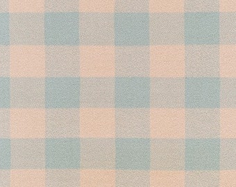 NEW Organic Mammoth Flannel 20704-376 SHELL from Mammoth collection,Dusty Gray Orange 1.5 inch Plaid Flannel,Fabric by Yards, Robert Kaufman