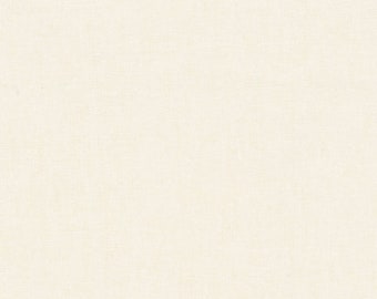 Essex IVORY 1181 Leinenstoff, Elfenbeinfarbenes Leinen, Quilting Stoff, Bekleidungsstoff, Leinen Baumwollstoff, Robert Kaufman