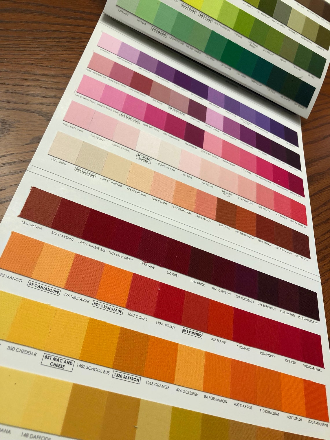 Kona Color Card New Kona 365 Solid Color Card Kona Swatches Etsy