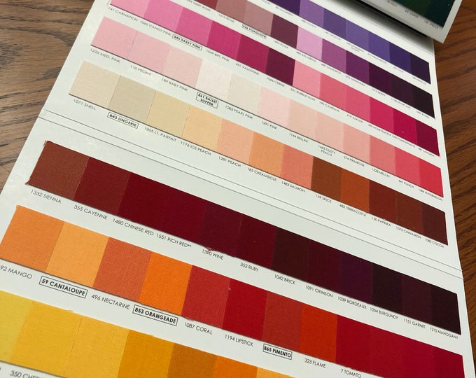 Kona Color Card, New Kona 365 Solid Color Card, Kona Swatches, Cotton