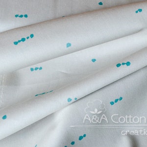 Ultima stampa pezzo-Morse Dot Ash da 27&quot;x44&quot;, collezione di impronte, tessuto di cotone, cotone AGF, tessuto di peso trapuntatura