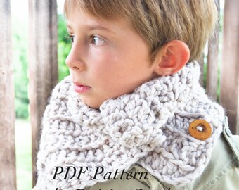 Crochet PATTERN Toddler Kids Adult nackwarmer cowl scarf infinity. (030)Permission To Sell Finished Items