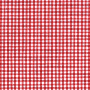 Crimson 1/8 » Plaid Cotton, Carolina Gingham, Red Yarn Dyed Fabric, Tissu Quilting, Coton Plaid, Robert Kaufman