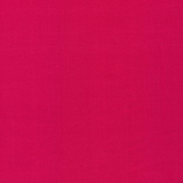 ORGANIC Fuchsia Solid Cotton Fabric, Quilting Weight, Cirrus Solids from Cloud9 918