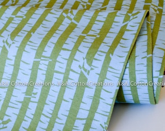 Last pieces Organic Interlock KNIT Fabric Certified Cotton Monaluna fabric Birches Knit from Meadow knits collection