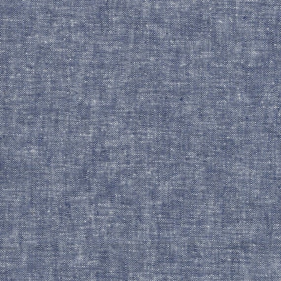 Denim 1452 Linen Essex Yarn Dyed, Exxes, Backing, Quilting fabric, Apparel Fabric, Linen fabric, Robert Kaufman