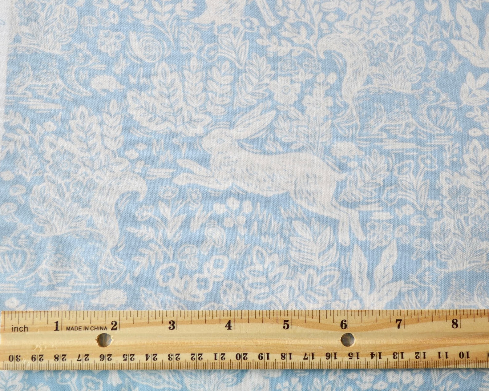 Wildwood Fable Blue Fabric CottonSteel Rifle Paper Co Etsy