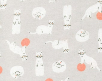 Sloats Grey Organic Flannel Fabric, Organic Cotton Flannel from Winter Forest Cloud9 Collective by Lemonni