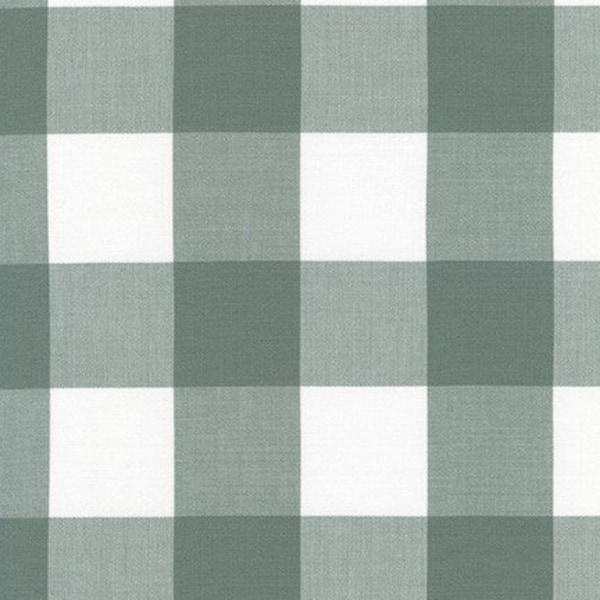 SHALE 2" Plaid Woven, Buffalo Reversible Plaid, Kitchen Window Woven, Yarn Dyed Fabric, Apparel Fabric, Robert Kaufman