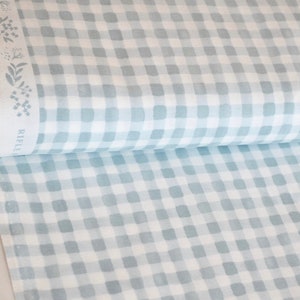 RP208-MI3 Meadow - Painted Gingham - Mint Fabric