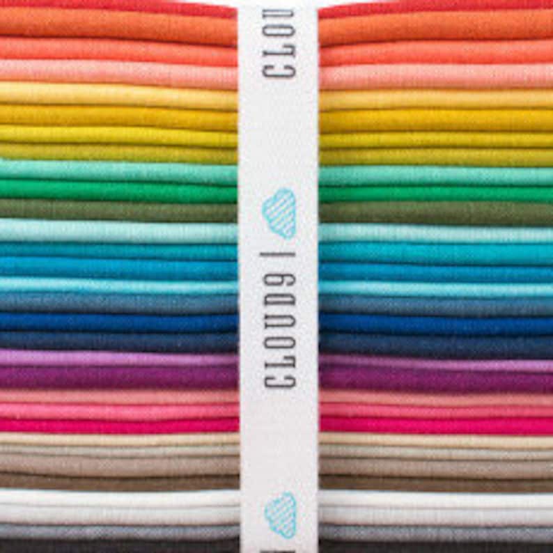 ORGANIC Twig Solid Cotton Fabric Quilting Weight Yarn Dyed Etsy