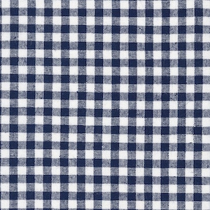 NEW LINEN PLAID Indigo 1/4&quot; Essex Yarn Dyed 22110-62 Classic Woven, Navy plaid Linen blend,Essex Woven Striped fabric, Linen cotton fabric