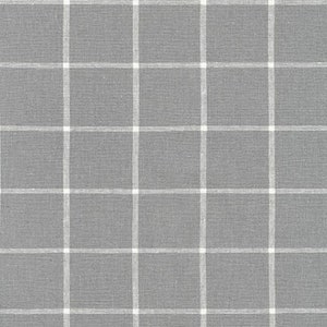 Essex Yarn Dyed Steel Classic Wovens, 1.5" Steel Plaid  Linen blend, Essex Wovens Plaid Fabric, Linen cotton fabric, apparel fabric