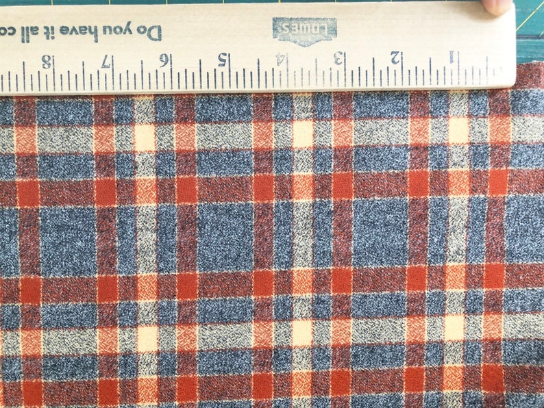 Rust Mammoth Flannel Fabric 15605-179 RUST Plaid Flannel | Etsy