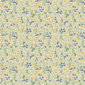 NEU-RP910-CM2, Iris Cream Multi Stoff, Bramble Kollektion, Bekleidungsstoff, Gewehr Papier Co Stoff, Cotton n Steel