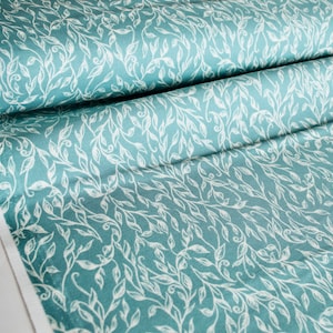 PS203-SA1 Summer Rose - Munstead - Sage Fabric, 100% fine cotton, quilt weight fabric, Cotton n Steel