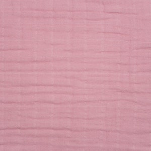 Musselina rosa, gaze dupla rosa, tecido 100% algodão, roupa de cama para bebês, cachecol de verão, guardanapos de festa, cortina de gaze