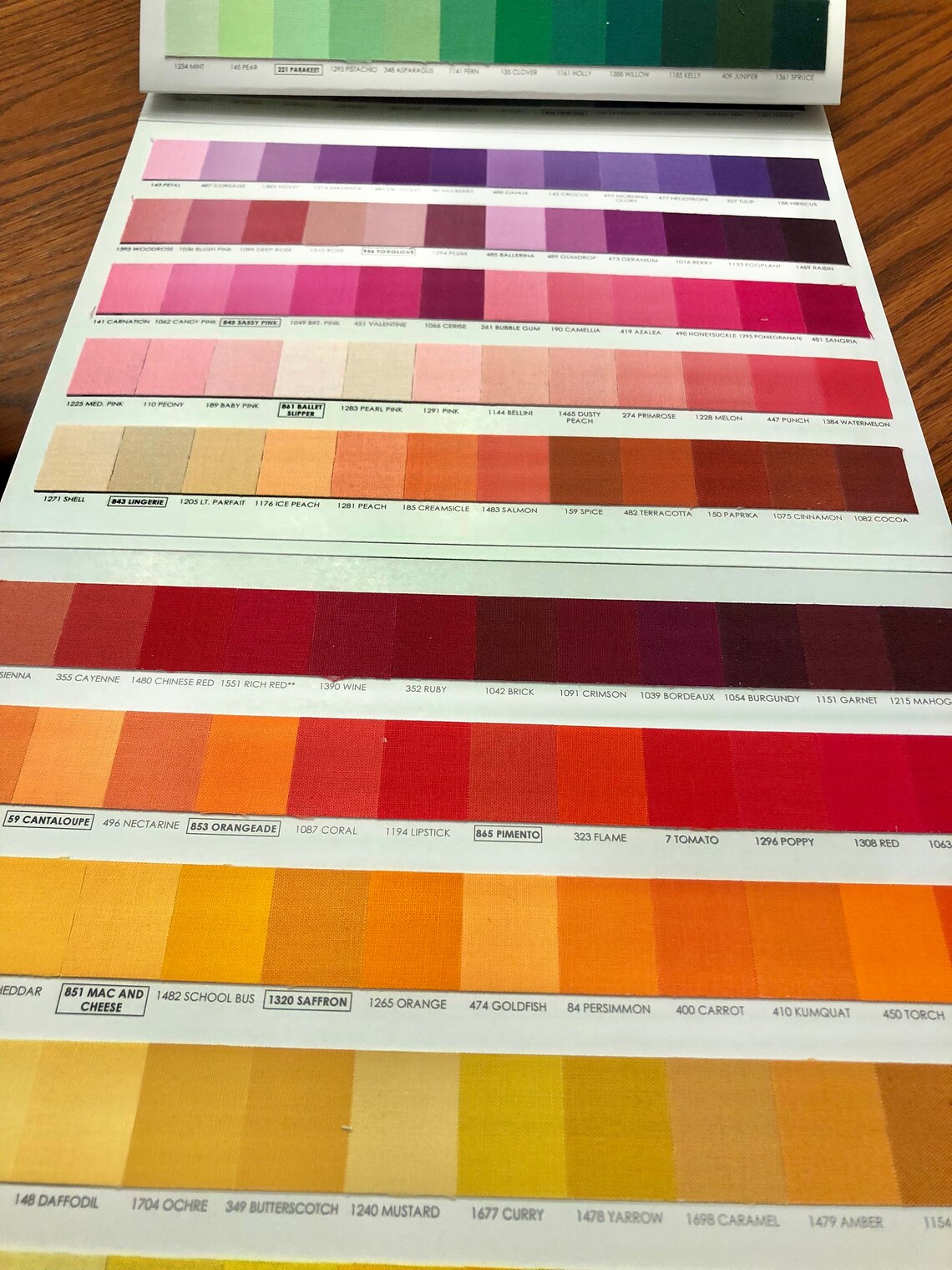 Kona Color Card New Kona 365 Solid Color Card Kona Swatches Etsy