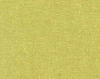 PICKLE 480 Linen Essex Yarn Dyed fabric, Quilt Backing, Quilting fabric, Apparel Fabric, Linen cotton fabric, Robert Kaufman