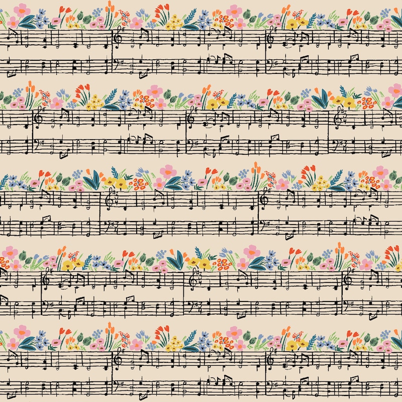 Music Note Fabric - Etsy