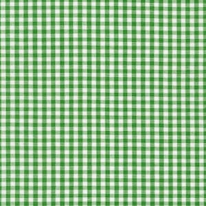 Kelly 1/8&quot; Plaid Cotton, Carolina Gingham, Green Yarn Dyed Fabric, Quilting fabric, Apparel Fabric, Plaid cotton, Robert Kaufman