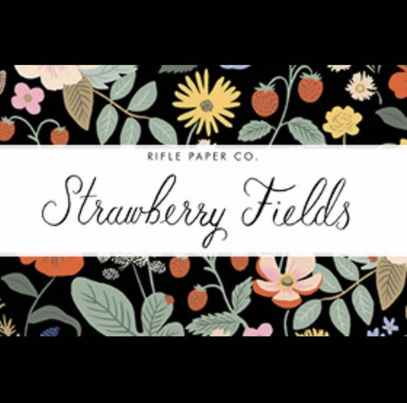 Rifle Paper Co Strawberry Fields Collection of 10x10 Pack Etsy