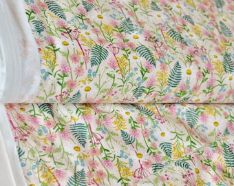 Wildwood - Flores Silvestres - Tela Rosa RP106-PI2, Algodón+Papel de Rifle de Acero Co, Colección Wildwood, Tela Rosa, Tela de Ropa, Tela Moderna