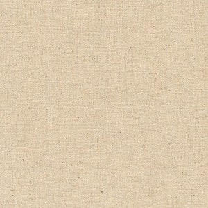 Last pieces Essex NATURAL 1242 Linen fabric, Beige Linen, Quilt Backing, Quilting fabric, Apparel Fabric, Linen cotton fabric Robert Kaufman