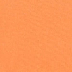 Kona Cotton Solid Fabric, CANTALOUPE 59 , Quilting Cotton, SOLID Orange Fabric, Apparel Fabric, Robert Kaufman Fabrics