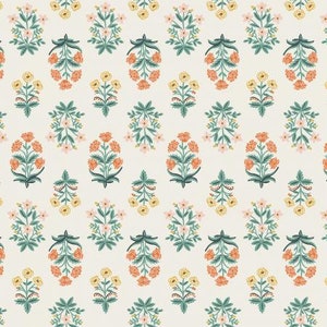RP704-RE1 Mughal Rose - Roter Stoff, Camont Kollektion, Baumwolle und Stahl, Quiltgewicht Baumwolle