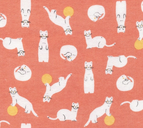 Stoats - Pink - Winter Forest by Lemonni - Cloud 9 Fabrics - Flannel Stoats - Pink - Winter Forest by Lemonni - Cloud 9 Fabrics - Flannel