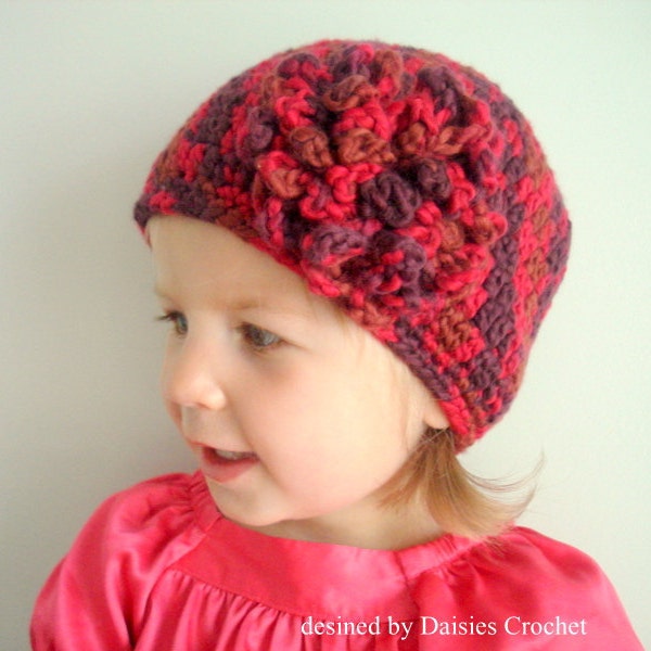 Pattern pdf Versatile beanie hat for boys, girls and adults. 8 sizes.(012)