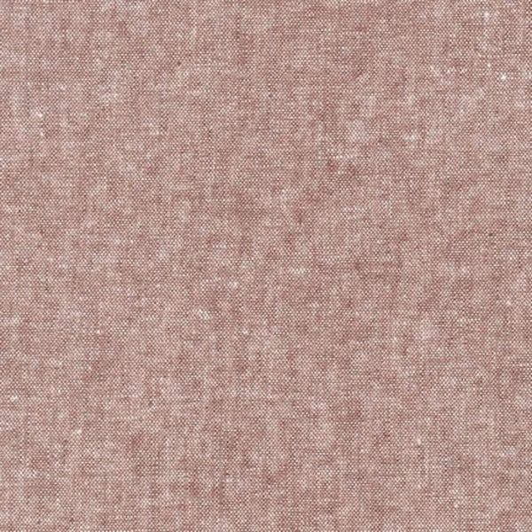 RUST 1318 Linen Essex Yarn Dyed fabric, Quilt Backing, Quilting fabric, Apparel Fabric, Linen cotton fabric, Robert Kaufman