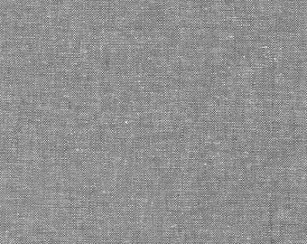 Shale 456 Essex Yarn Dyed, Essex Fabric , Essex Linen, Quilting fabric, Linen fabric, Cotton fabric, Gray Fabric, Robert Kaufman