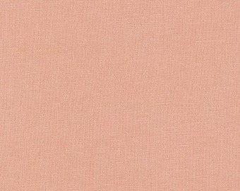 Essex ROSE 1310  Pink/Blush, Linen/Cotton blend fabric, Robert Kaufman
