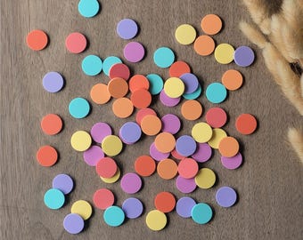 606. Konfetti Kreise Acryl 20 mm | Streudeko | Tischdeko für Geburtstag, Taufe, Einschulung