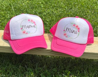Matching Mom/Mini Trucker Hat
