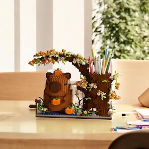 Capybara Schreibtisch Organizer: Baustein Stiftehalter & Dekor
