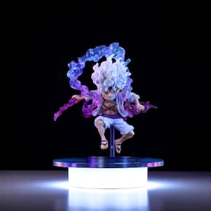 Luffy Gear 5 Sun God Nika Figure – 10cm Bandai Mini Anime Statue, One Piece PVC Action Model Toy, Collector’s Figurine Gift Idea