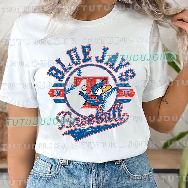 Toronto Blue Jays Tshirt, EST 1977  shirt, Vintage style Toronto Blue Jays shirt, Toronto Tee, baseball tee