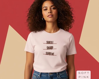 Minimal Text Graphic Unisex T-Shirt | Cotton Tee | Clean Design