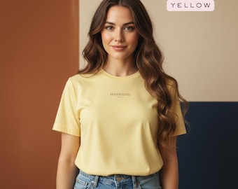 Minimalistyczna, graficzna koszulka unisex | Bawełniana koszulka | Nowoczesny styl